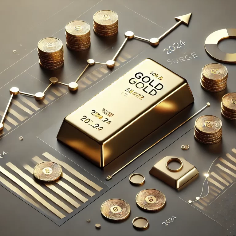 DALL·E 2024-10-24 12.46.37 – A clean, modern thumbnail with a 16_9 ratio for a financial analysis video about gold prices. The design features a gold bar prominently on one side w